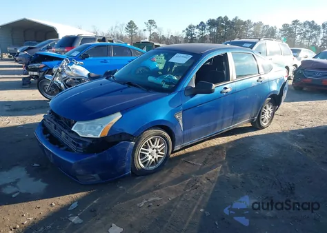 2008 Ford Focus Se/Ses из США, поврежденный, VIN 1FAHP35NX8W156162